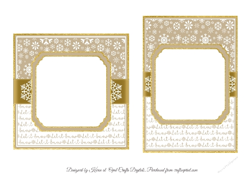 Hillside Cottage Card Fronts & Sentiments 3  Inserts - 6x6 & 5x7