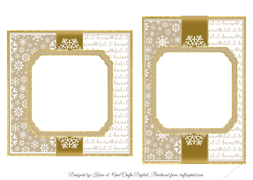 Hillside Cottage Card Fronts & Sentiments 4  Inserts - 6x6 & 5x7