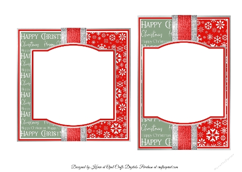Snowman 3 Mini Kit Inserts 5x7 & 6x6