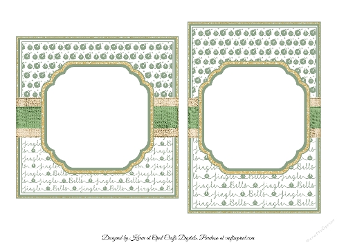 Caroling Robins 3 Inserts - 6x6 & 5x7