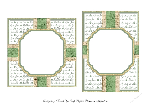 Caroling Robins 4 Inserts - 6x6 & 5x7