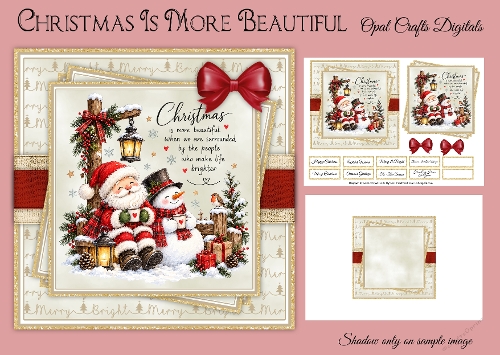 Christmas Is More Beautiful - Base & Insert Kit 