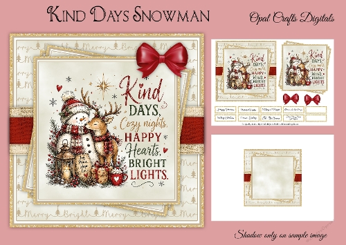 Kind Days Snowman - Base & Insert Kit 