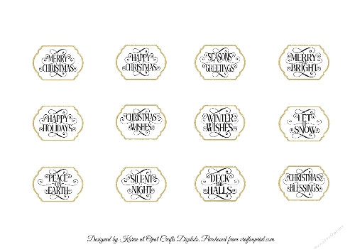 Scroll Sentiments Gold/Black