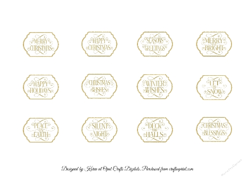 Scroll Sentiments Gold/Gold