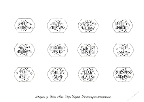 Scroll Sentiments Silver/Black