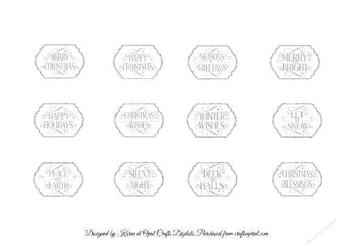 Scroll Sentiments Silver/Silver