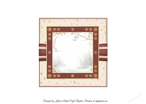 Snowmans Victorian Christmas 1 Insert