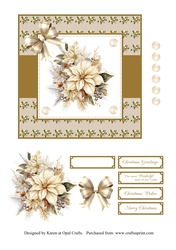 Gold Poinsettia