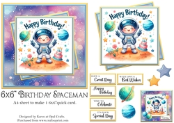Birthday Spaceman