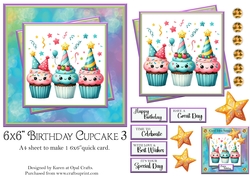 Birthday Cupcake 3
