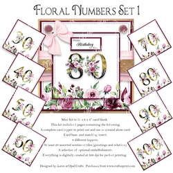 Floral Numbers Set 1