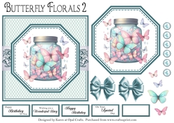 Butterfly Florals 2