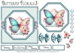 Butterfly Florals 3