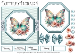 Floral Butterflies 4