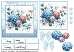Pretty Blue Hydrangea