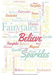 Fairy Word Backing Paper