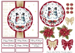 Snowmen Circles 2