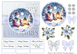 Snowmen Circles 10