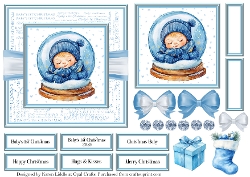 Blue Babys 1st Christmas 2