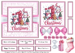 Pink Babys 1st Christmas 5