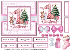 Pink Babys 1st Christmas 6