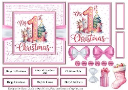 Pink Babys 1st Christmas 7