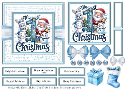 Blue Babys 1st Christmas 6