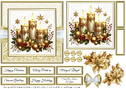 Gold Candles 4