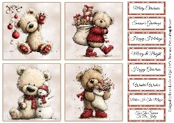 Whimsical Bears Topper & Sentiment Kit