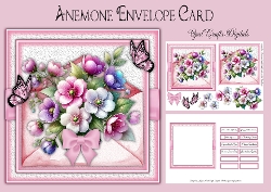 Anemone Envelope Card