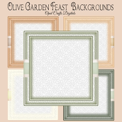 Olive Garden Feast Embossed Effect Backgrounds