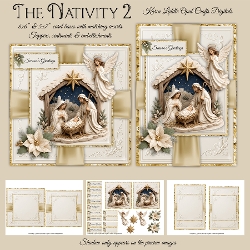 The Nativity 2 Mini Kit 6x6 & 5x7 Cards