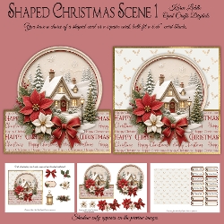 Shaped Christmas Scene 1 Mini Kit