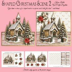 Shaped Christmas Scene 2 Mini Kit