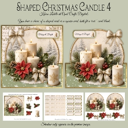 Shaped Christmas Candle 5 Mini Kit