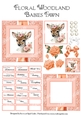 Floral Woodland Babies - Fawn
