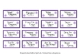 Flourish Christmas Sentiment Tiles in Purple