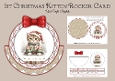 1st Christmas Kitten Rocker Card