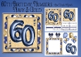 Milestone Birthday Navy & Gold 60th