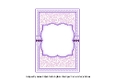 Pretty Pansies Insert 5x7