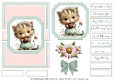 Whimsical Cats Card Base & Topper Kit 1 - 5x7