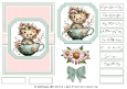 Whimsical Cats Card Base & Topper Kit 3 - 5x7