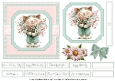 Whimsical Cats Card Base & Topper Kit 5 - 6x6
