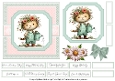 Whimsical Cats Card Base & Topper Kit 7 - 6x6