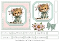 Whimsical Cats Card Base & Topper Kit 8 - 6x6