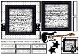 Happy Birthday Black Guitar
