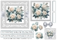 Gray Pastel Lace Florals 1