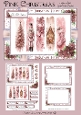 Pink Christmas Brushstroke Mini Kit