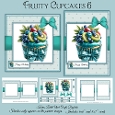 Fruity Cupcakes 6 Mini Kit 5x7 & 6x6 Cards